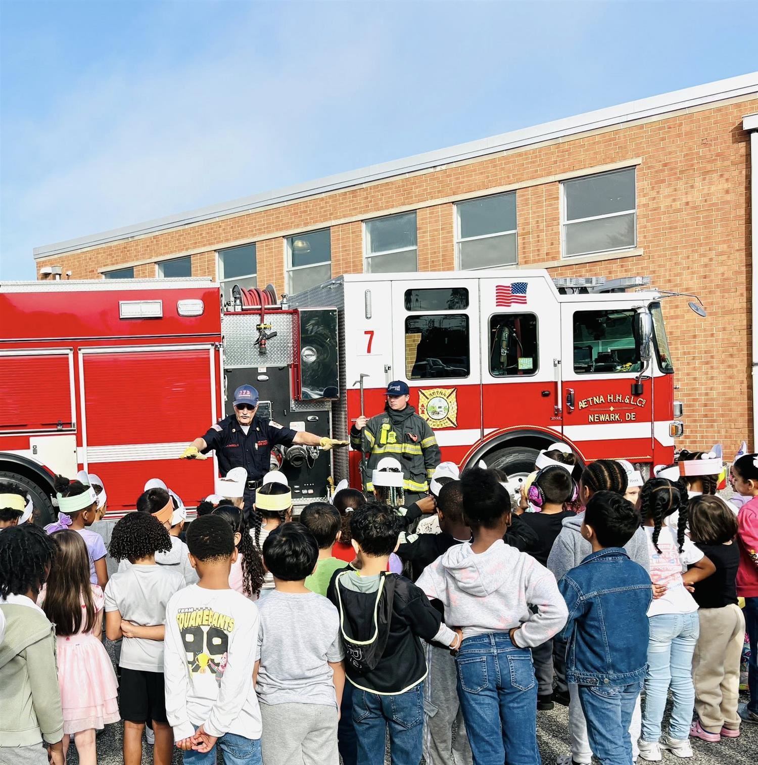  Our Bruins Learn Fire Safety with Ladder 9!