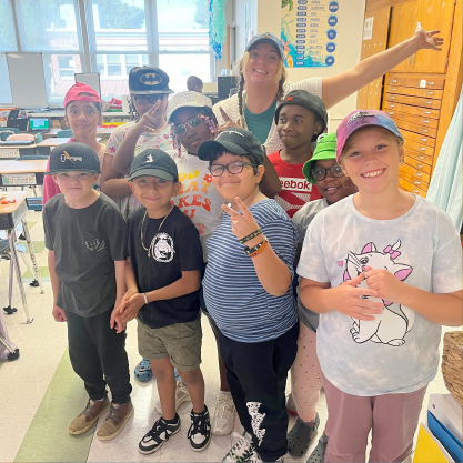 Gallaher elementary school students