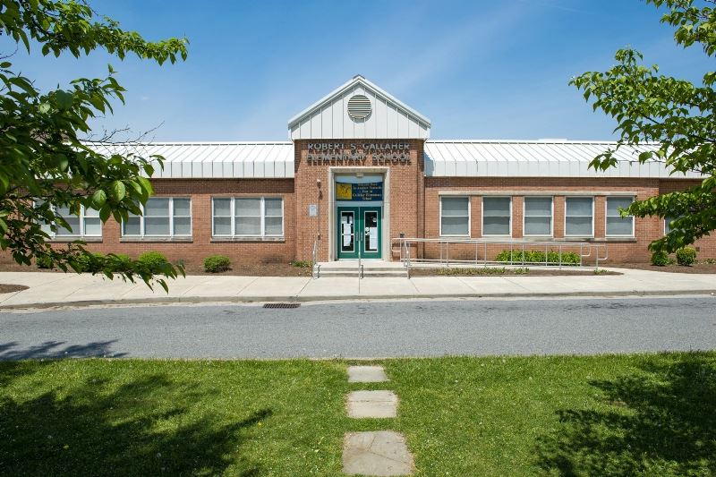 Front of Gallaher Elementary School