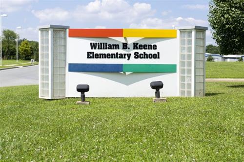 Keene Elementary School Sign Keene Elementary School Sign