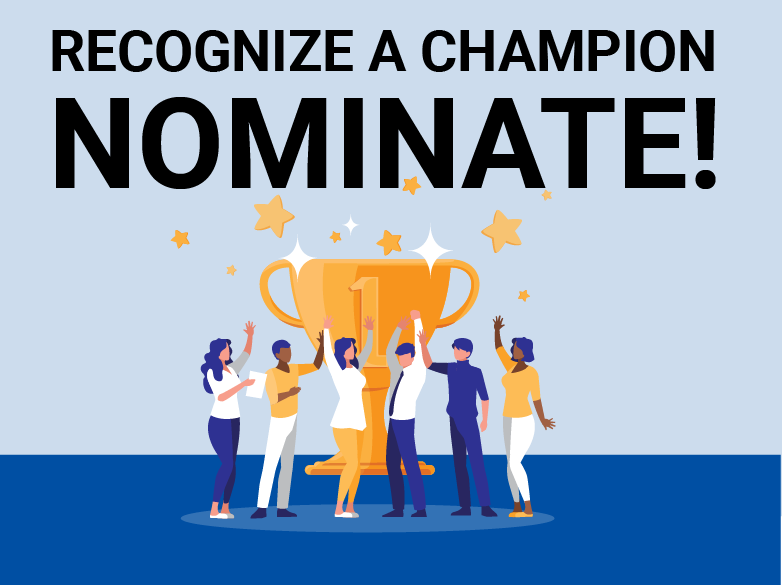   Call for 2023-2024 Employee Champion of the Year Nominations
