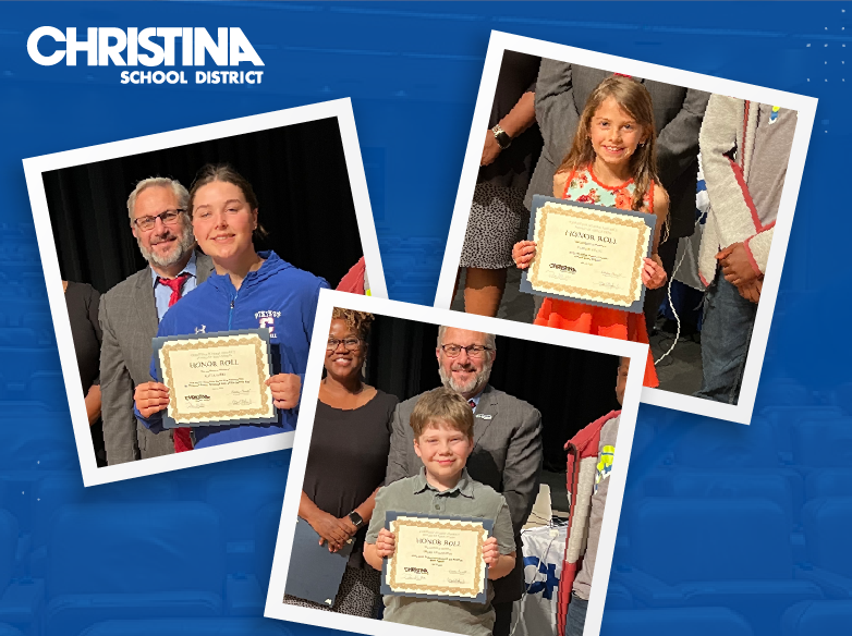 Christina School District images of Board Honor Roll Recipients 2023