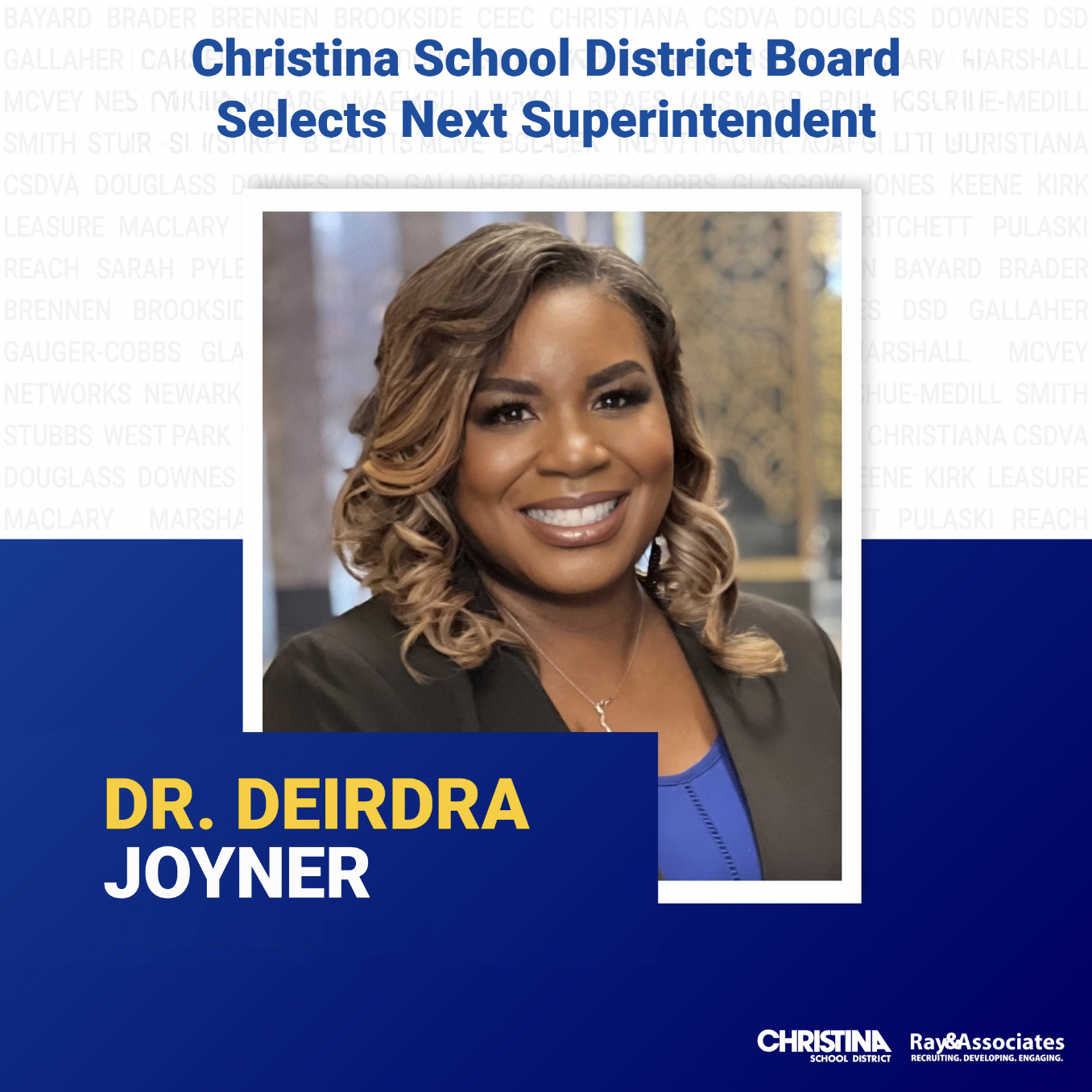 Christina School District Selects Next Superintendent