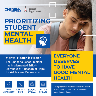  Christina School District Erika's Lighthouse Prioritizing Student Mental Health