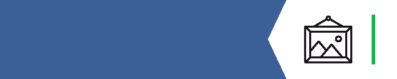 button for FRAMEworks with an icon of a hanging picture frame