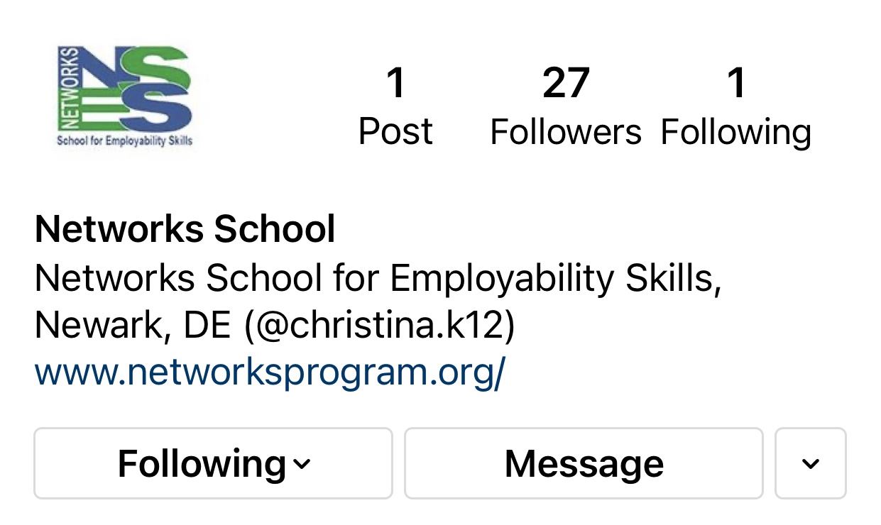  Networks is now available on Instagram @networksschool