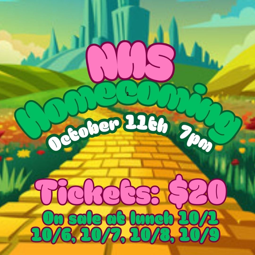  Homecoming is October 11th, Tickets Available until 10/9