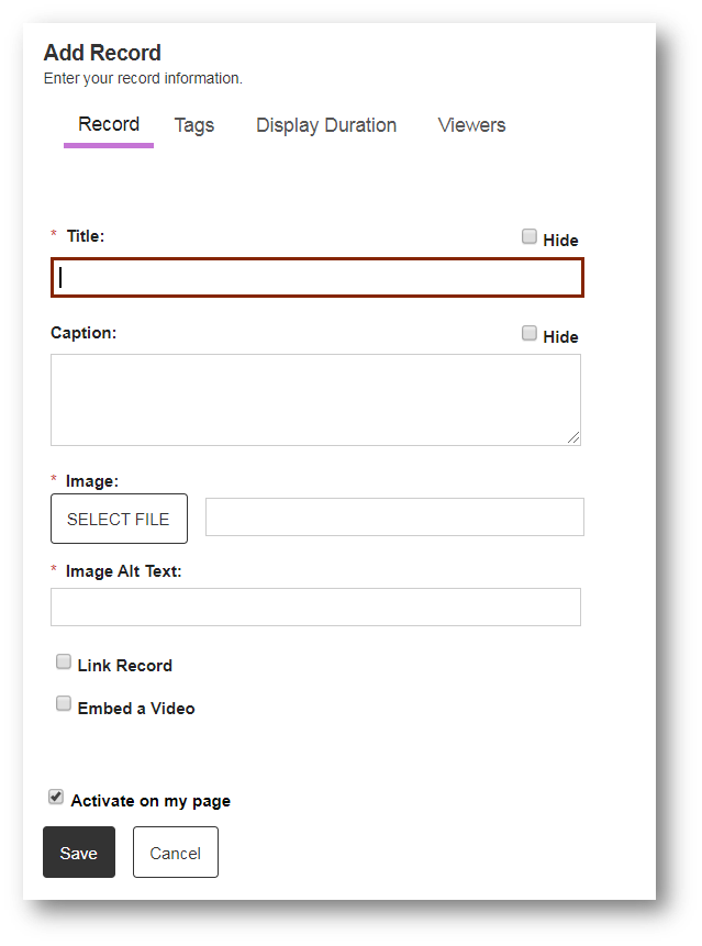 Screenshot of Multimedia Gallery App 