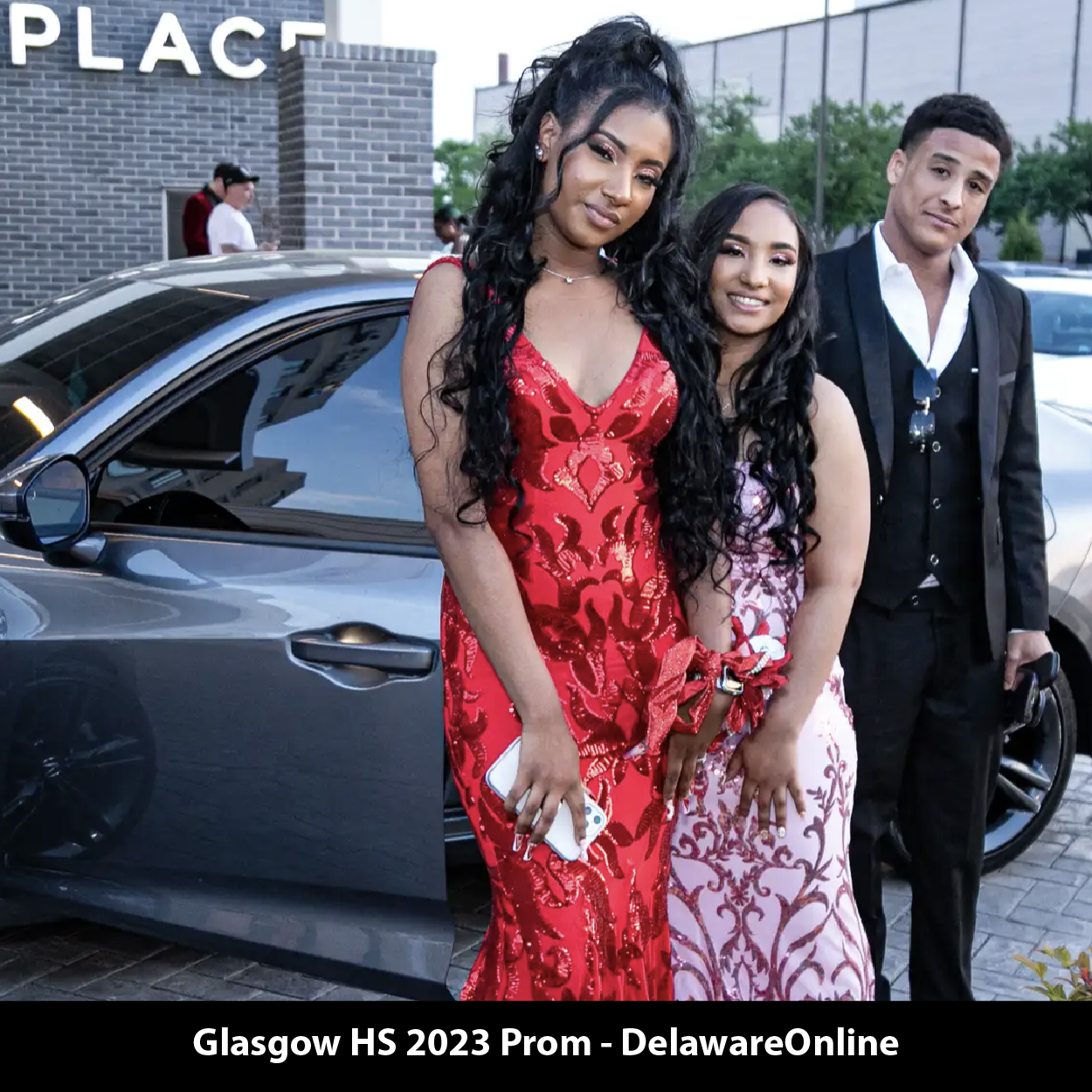 Students at the Glasgow High School Prom