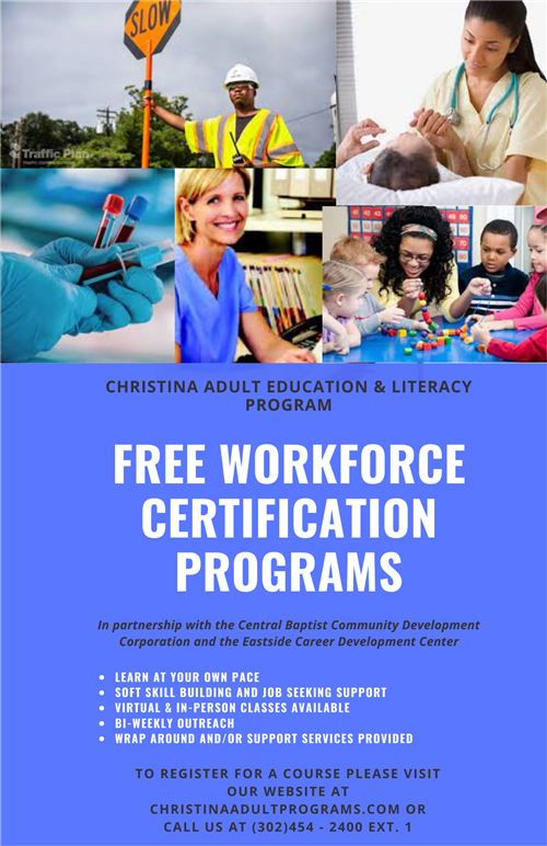 Workforce Certification Program Flyer (Front)