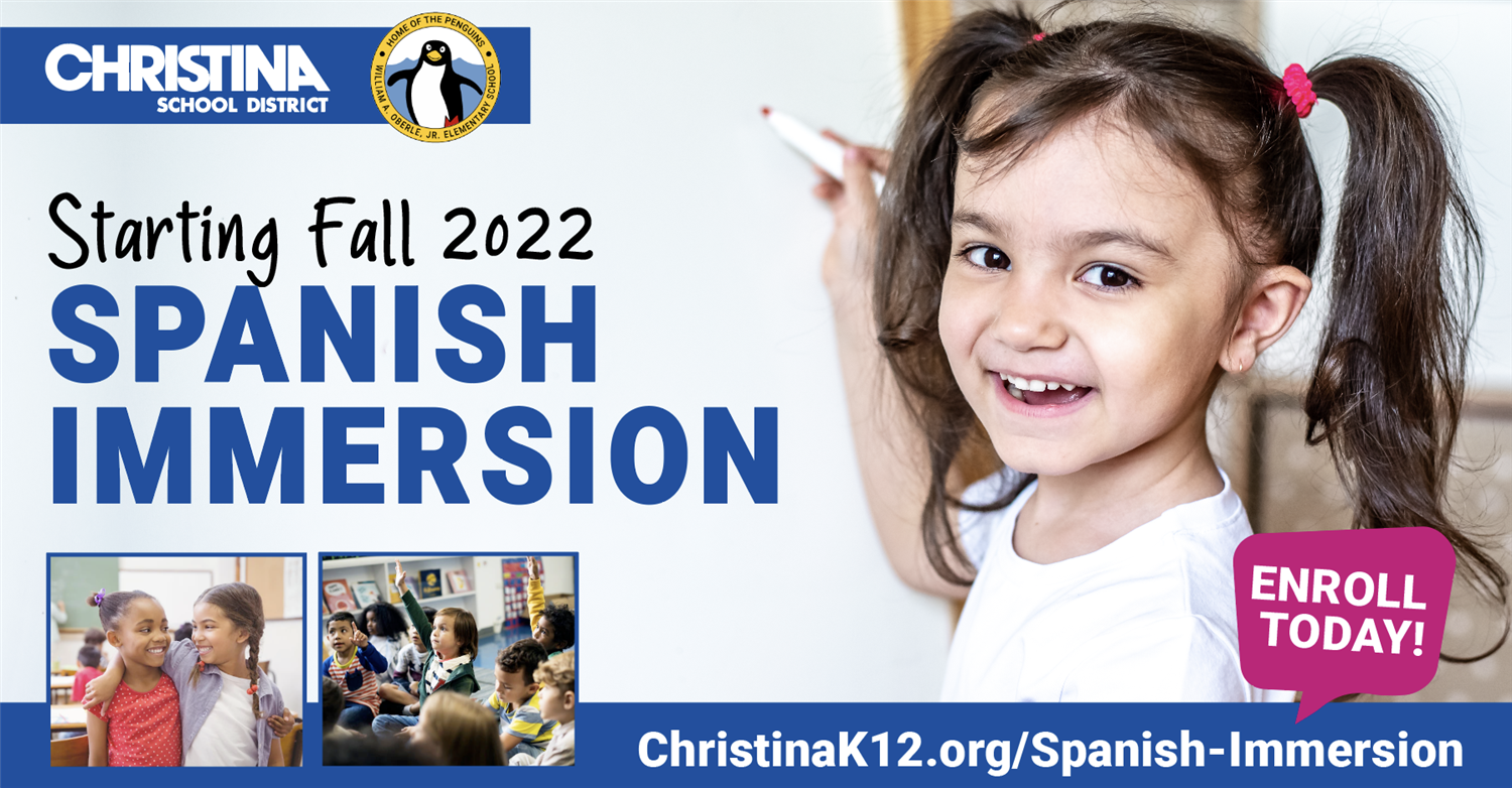 Starting Fall 2022 - Spanish Immersion