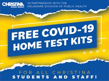  Image of free COVID-19 Kit for Christina Students and Staff