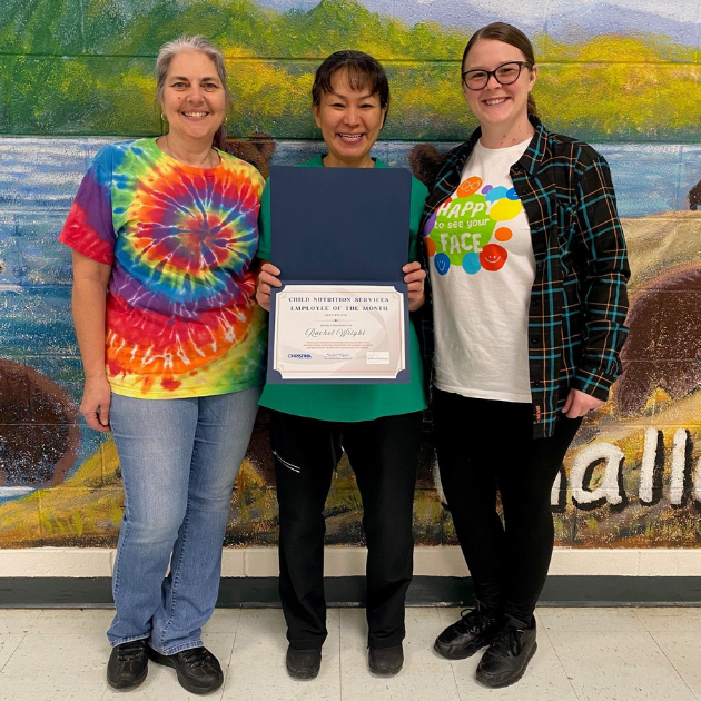 Rachel Wright February Employee of the Month CNS