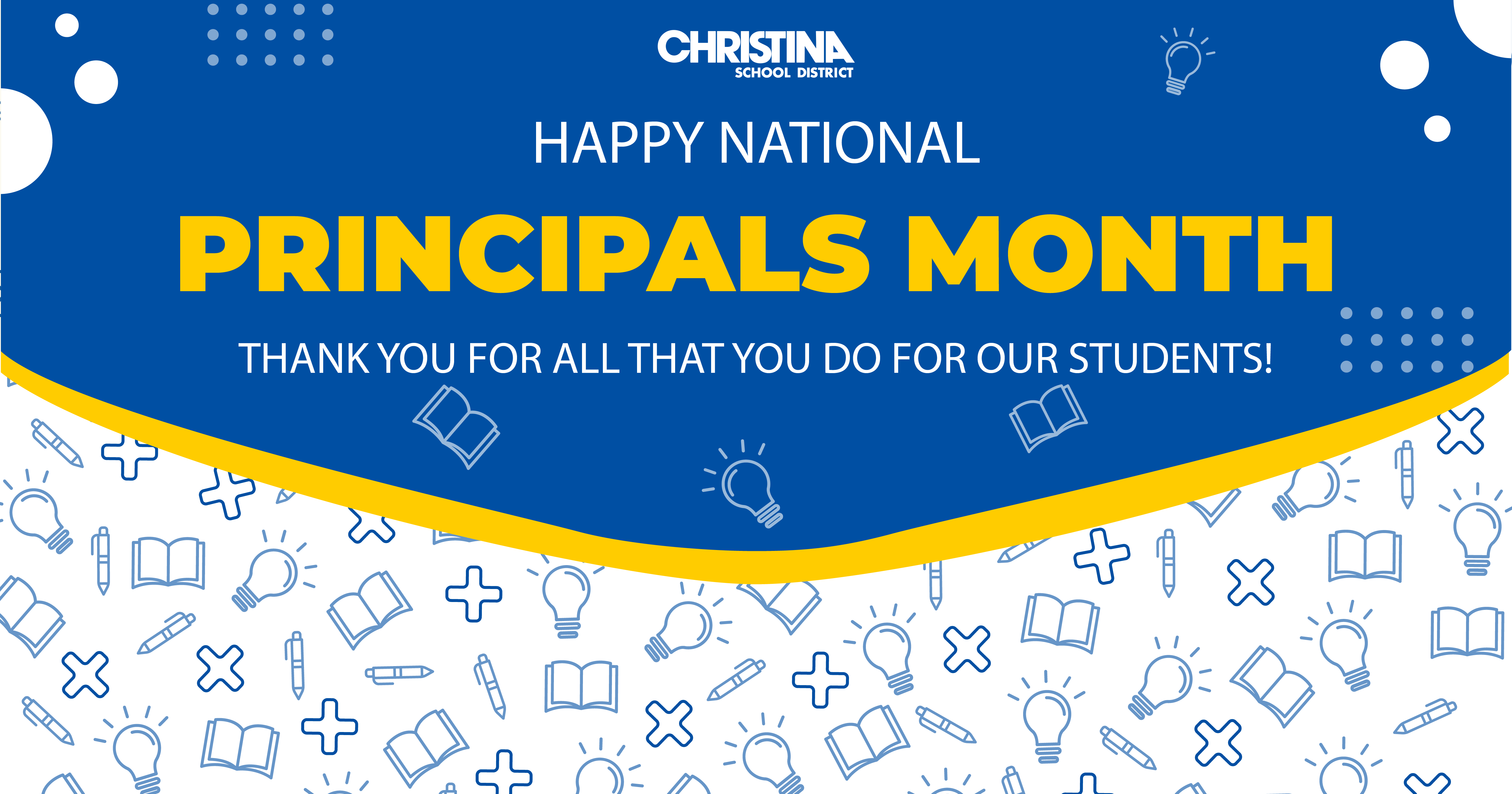 Happy National Principal Appreciation Month!