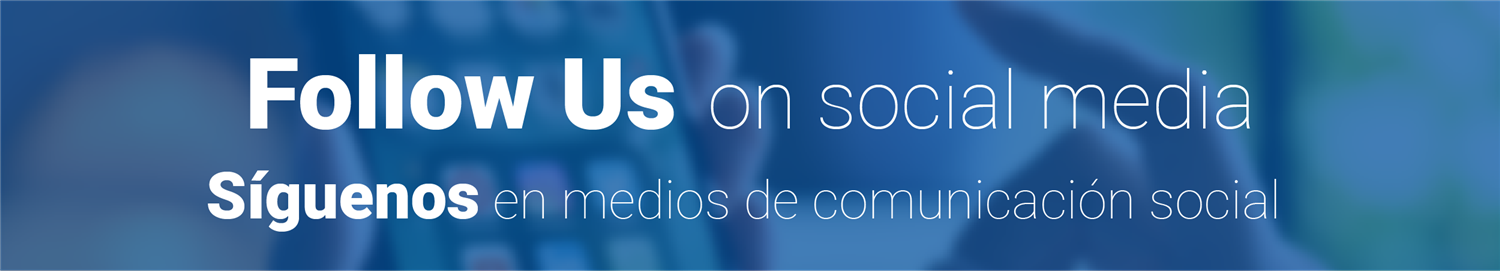 Follow us on social media