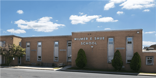 Front of Shue-Medill Middle School 